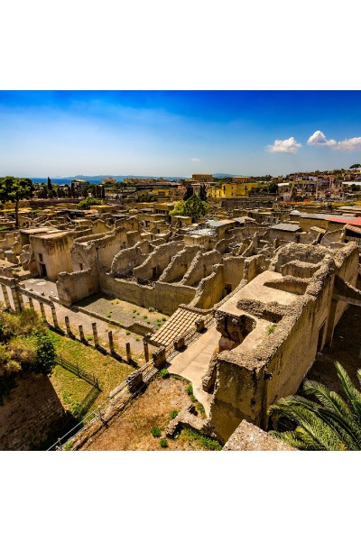 TOUR DE POMPÉI, HERCULANUM ET VÉSUVE DEPUIS SORRENTE